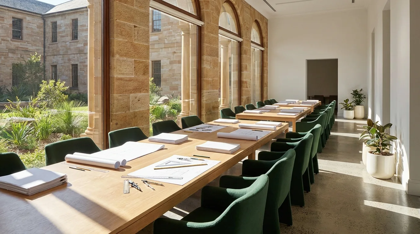 The studio - where teams work on their own documents under an honest facilitator.
